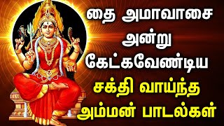 THAI AMAVASAI POPULAR AMMAN TAMIL DEVOTIONAL SONG  Lord Amman Tamil Padalgal  Amavasi Amman Songs [upl. by Arahsit]