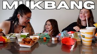 MUKBANG CON LARA E ZOE PARLIAMO DI CARNEVALE   chiara paradisi [upl. by Eladnwahs]