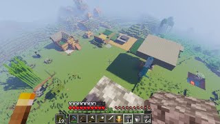 Minecraft Survival Series Day20 Turn Our Sugarcane Farm Into Automatic Farm Part 2 shorts [upl. by Ecinrahs]