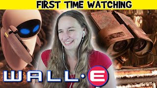 The droids are adorable in WALLE 2008  Movie Reaction  First Time Watching [upl. by Ledda911]