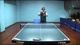 Table Tennis  Serving Practice Game [upl. by Cud78]