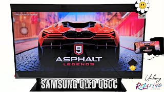 Samsung QLED Q60C TV 43 inch Unboxing [upl. by Kcirre]