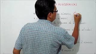 EXPRESIONES ALGEBRAICAS Parte 1 [upl. by Adnawed]