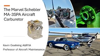 The Marvel Schebler MA3SPA Accelerator Pump Version Aircraft Carburetor [upl. by Stannfield]