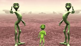 Dame tu cosita VS Funny alien VS Alien dance VS Green alien challenge dametucosita [upl. by Puttergill]