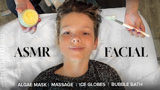 ASMR Face Massage  Giving My Son A Facial [upl. by Alyssa]