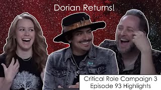 Dorian Returns  Critical Role Episode 93 Highlights and Funny Moments [upl. by Christen]