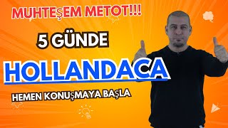 5 GÜNDE B1 HOLLANDACA 1 DERS HOLLANDACA ÖĞRENİYORUM [upl. by Haran]