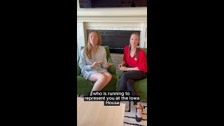 Liz talks peoplefirst legislation with Iowa House candidate Heather Sievers [upl. by Sennahoj]