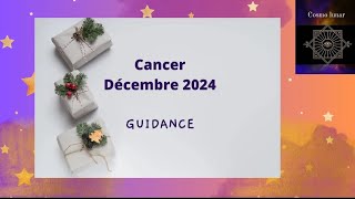 Cancer ♋ Mois de décembre 2024 💫 ça sapaise prudence en fin de mois ⭐ [upl. by Eradis661]