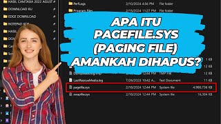 Apa itu Pagefilesys Paging File Yang Besar Ukurannya Amankah DIhapus [upl. by Coffey284]