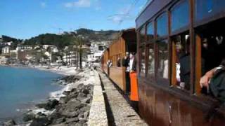 Die Straßenbahn von Sóller  El tranvía de Sóller 0810042010 [upl. by Akcirderf775]