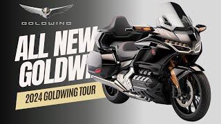 2024 Honda Goldwing Tour New Look  Technology and Features [upl. by Stetson]