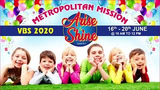 METROPOLITAN MISSION  St JOHNS EVANGELICAL CHURCH  VIJAYAWADA  VBS2020 [upl. by Hilleary]