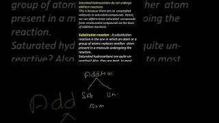 Why addition reaction does not takes place in case of saturated hydrocarbon [upl. by Brittne597]