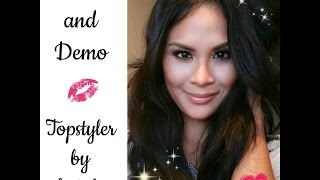 Topstyler by Instyler Demo amp Review  Beachy Waves [upl. by Elumas]