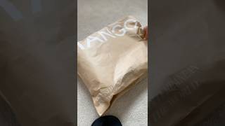 Shopper bag mango shopperbag unpacking asmr [upl. by Hadden641]