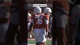 Arch Manning shows WHY he will be in the NFL texas ncaa giantsdraft mannings [upl. by Erapsag]