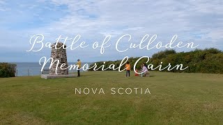 Battle of Culloden Memorial  Knoydart Nova Scotia Drone Video [upl. by Alverta]