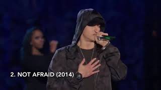 Top 5 Eminem live performances [upl. by Gherlein758]