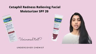 Cetaphil Redness Relieving Facial Moisturizer SPF 20 Review  Undercover Chemist [upl. by Monteria]