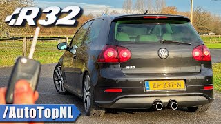 VW Golf R32 MK5 298577km REVIEW on AUTOBAHN NO SPEED LIMIT by AutoTopNL [upl. by Henriette]