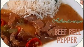 Beef Bell Pepper Recipe  beef with green pepper  chinese classic recipe Baqra eid special recipe [upl. by Bazil]