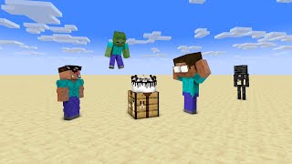 Monster School  Cooking Challenege  Minecraft Animation [upl. by Elaweda]