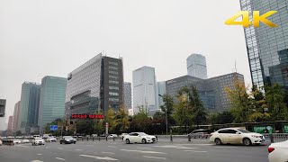 4KWalking tour around Chengdu Financial CityChinaModern City [upl. by Irina]