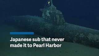 First look at Japanese submarine sunk before it reached Pearl Harbor [upl. by Mack]