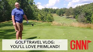 My 1st golf travel vlog Primland is an amazing mountain resort like youve never seen [upl. by Lein811]