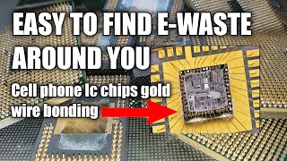 ELECTRONIC WASTE EASY TO FIND AROUND YOU  BASIC GOLD RECOVERY GUIDE FOR BEGINNERS [upl. by Vinni]