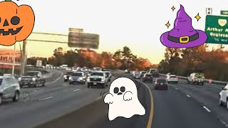 Oct 31st How I Roll Epic Trucking from Chester to Stafford on Virginias I95 4K hdr Video  🎃 🎃 🎃 [upl. by Verine]