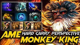 Ame  Monkey King The Hard Carry Dota 2 Pro Full GAmeplay 735D Patch [upl. by Neelak]