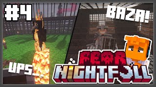 ŻELAZNY SET i BUDOWA BAZY w Fear Nightfall na SURVIVAL MINECRAFT Sezon 1 Odc 4 [upl. by Maller]