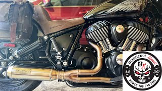 Bassani Exhaust 21 Indian Chief [upl. by Leahciam]