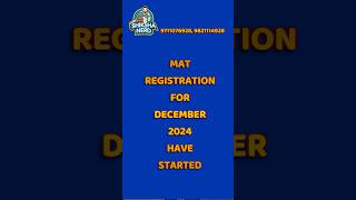 MAT Registration NOW OPEN for December 2024 [upl. by Els]