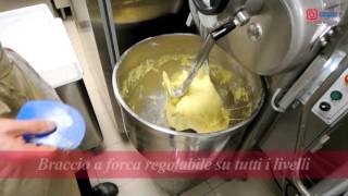 quotRAPIDAquot impastatrice a bracci tuffanti con vasca fissa [upl. by Hermie]