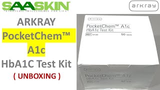 Arkray PocketChem™ A1c HbA1c Test Kit  UNBOXING [upl. by Oirelav]