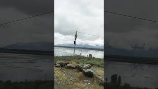 Wular lake wularlake kashmir travel nature clouds touristplace mountains [upl. by Cozza]