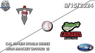 Caimanes de Juan Diaz vs Dexter Iron Bracket Second Round Game 2 2024 Cal Ripken 10U World Series [upl. by Oisacin734]