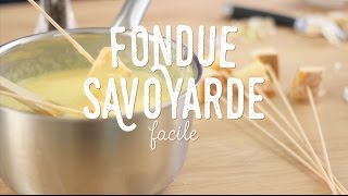 Recette de la fondue savoyarde  CuisineAZ [upl. by Pete419]