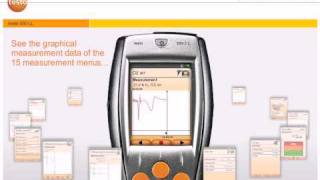 Fluegas analyzer testo 330 LL english  We measure it Testo [upl. by Ainadi]