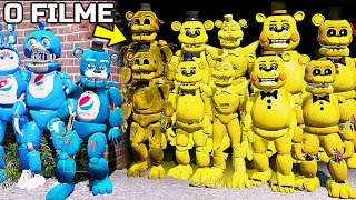 ANIMATRONICS MOVIE VS TODOS OS ANIMATRONICS GOLDEN FREDDY FREDDY CHICAS BONNIE O FILME 2 [upl. by Nevram]