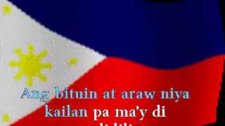 Karaoke  Lupang Hinirang  Philippine National Anthem [upl. by Louth]