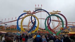 Olympia Looping Barth offride München Oktoberfest 2024 [upl. by Atenek]