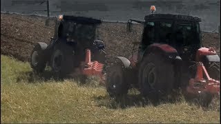 MASSEY FERGUSON 5430 VS NEW HOLLAND TD90 ÇİFT KAPIŞMASI [upl. by Arbas514]