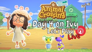 Day 4 on Ivy  Lets Play Animal Crossing  Magically Katelyn [upl. by Rebmyt]