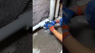 Bathroom drainage pipe renovation construction plumbingdrainageplumbingsolutions [upl. by Slifka]