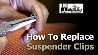 How To Replace Suspender Clips  Suspenderscom [upl. by Kesia56]